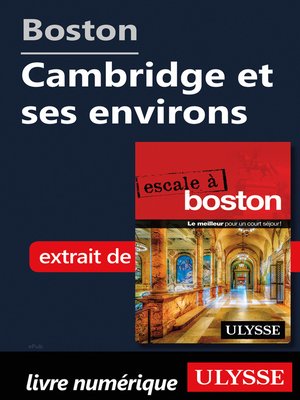 cover image of Boston--Cambridge et ses environs
